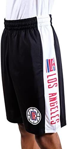 Ultra Game NBA Los Angeles Clippers Soft Workout Basketball Training Shorts 4 Ultra Game NBA Los Angeles Clippers Soft Workout Basketball Training Shorts - Image 4