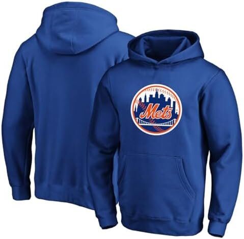 Outerstuff MLB Kids Youth 8-20 Officially Licensed Ball Park Primary Logo Pullover Performance Hoodie Sweatshirt