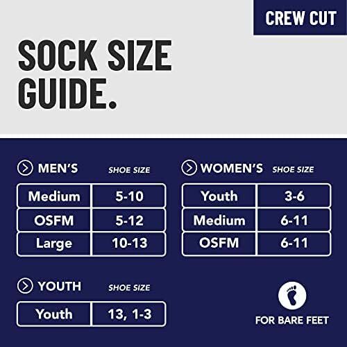For Bare Feet Men's Spray Zone Crew Sock NHL - All Teams 3 For Bare Feet Men's Spray Zone Crew Sock NHL - All Teams - Image 3