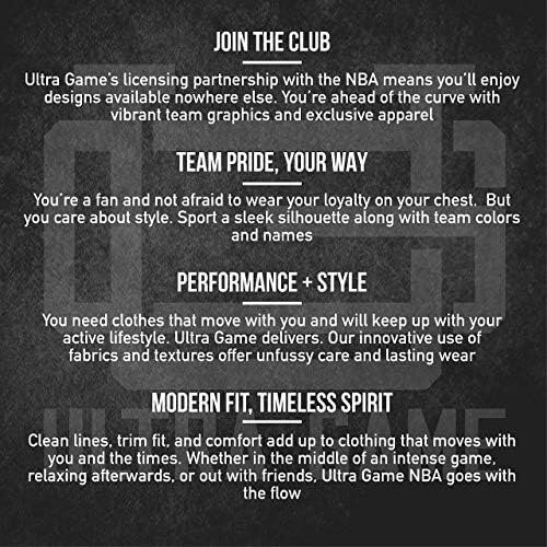 Ultra Game NBA Brooklyn Nets Active Knit Training Shorts 5 Ultra Game NBA Brooklyn Nets Active Knit Training Shorts - Image 5