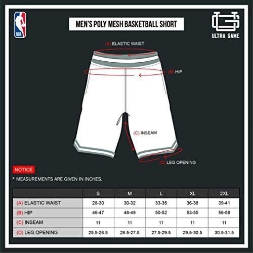 Ultra Game NBA Brooklyn Nets Active Knit Training Shorts 7 Ultra Game NBA Brooklyn Nets Active Knit Training Shorts - Image 7
