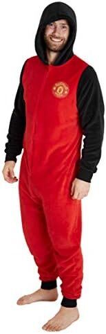 Manchester United F.C. Mens Pyjamas, Fleece Mens Pyjamas, Soccer Gifts For Men
