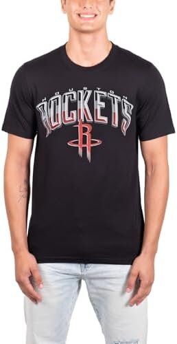 Ultra Game Men's NBA Arched Plexi Short Sleeve T-Shirt