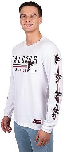 Ultra Game NFL Atlanta Falcons Soft Supreme Long Sleeve T-Shirt 2 Ultra Game NFL Atlanta Falcons Soft Supreme Long Sleeve T-Shirt - Image 2