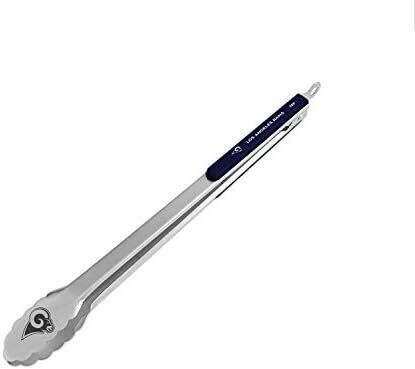 NFL Stainless Steel Kitchen Tongs - Rust Resistant BBQ Grilling Tongs - Ideal Gift for the Loyal Sports Fan