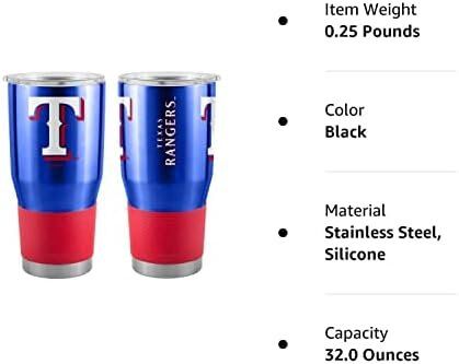 MLB Texas Ragners Boelter 30 oz. Ultra Tumbler 2 MLB Texas Ragners Boelter 30 oz. Ultra Tumbler - Image 2