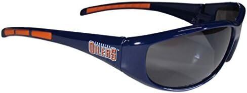 Siskiyou Sports NHL Edmonton Oilers Wrap Sunglasses 2 Siskiyou Sports NHL Edmonton Oilers Wrap Sunglasses - Image 2