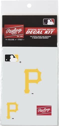 Rawlings MLB Authentic Baseball Helmet Decal Kit, (All Team Options)