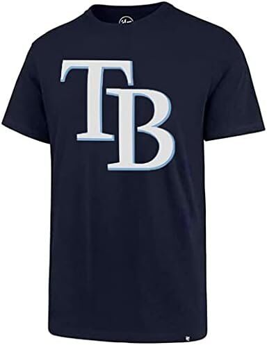 MLB Tampa Bay Rays Imprint Match Primary Logo T-Shirt 1 MLB Men's Imprint Match Team Color Primary Logo Word Mark T-Shirt