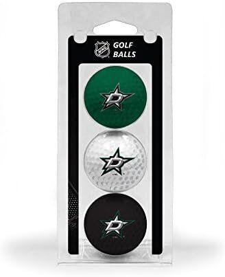 Team Golf NHL Dallas Stars Regulation Size Golf Balls - 3 Pack 1 Team Golf NHL Regulation Size Golf Balls, 3 Pack, Full Color Durable Team Imprint