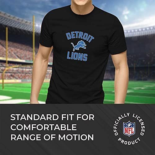 Team Fan Apparel NFL Detroit Lions Gameday T-Shirt 7 Team Fan Apparel NFL Detroit Lions Gameday T-Shirt - Image 7
