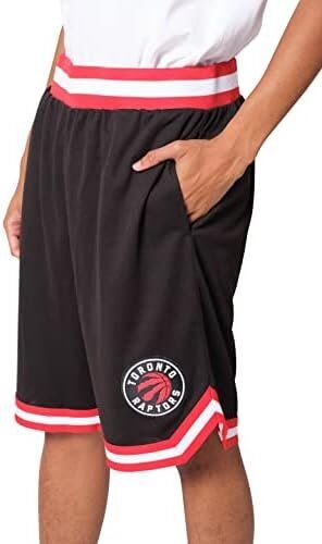 Ultra Game NBA Toronto Raptors Active Knit Basketball Training Shorts 4 Ultra Game NBA Toronto Raptors Active Knit Basketball Training Shorts - Image 4