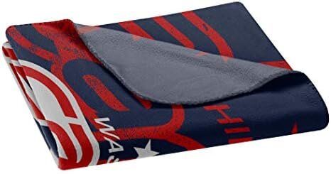 Northwest NHL Washington Capitals Fleece Throw Blanket 2 Northwest NHL Washington Capitals Fleece Throw Blanket - Image 2