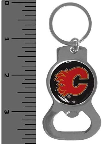 Siskiyou Sports NHL Calgary Flames Bottle Opener Key Chain 2 Siskiyou Sports NHL Calgary Flames Bottle Opener Key Chain - Image 2