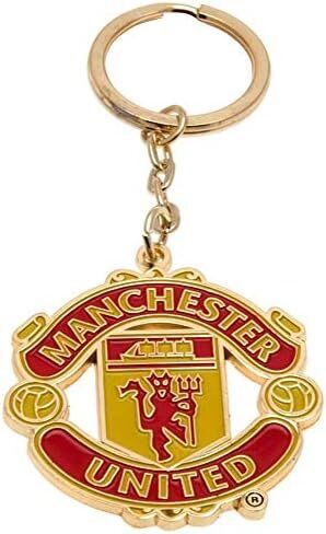 Club Licensed Manchester United FC Crest Keyring 1 Club Licensed Man Utd Crest Keyring, Manchester United F.c., One Size, Pride