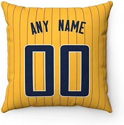 NBA Indiana Pacers Pillow 2 Packs Throw Pillow Customized Select Any Name & Number 4 NBA Indiana Pacers Pillow 2 Packs Throw Pillow Customized Select Any Name & Number - Image 4