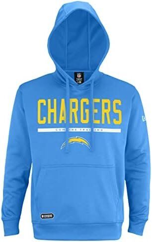 New Era NFL Los Angeles Chargers Safety Performance Hooded Sweatshirt 2 New Era NFL Los Angeles Chargers Safety Performance Hooded Sweatshirt - Image 2