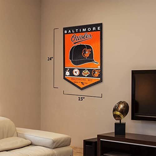 MLB Baltimore Orioles Heritage History Banner Pennant 3 MLB Baltimore Orioles Heritage History Banner Pennant - Image 3