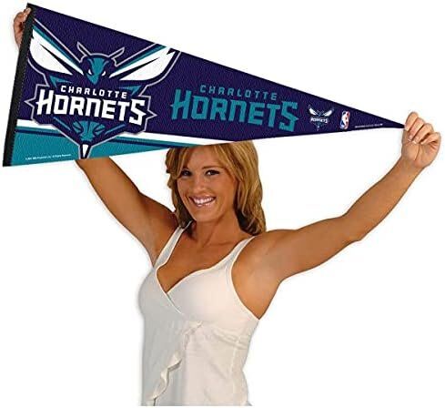 NBA Charlotte Hornets Pennant Full Size 12 in X 30 in 4 NBA Charlotte Hornets Pennant Full Size 12 in X 30 in - Image 4