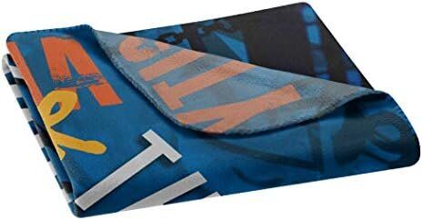 Northwest NBA Oklahoma City Thunder Fleece Throw Blanket 2 Northwest NBA Oklahoma City Thunder Fleece Throw Blanket - Image 2