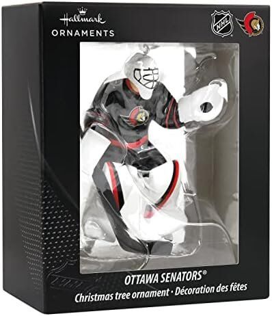 Hallmark NHL Ottawa Senators Goalie Christmas Ornament 3 Hallmark NHL Ottawa Senators Goalie Christmas Ornament - Image 3