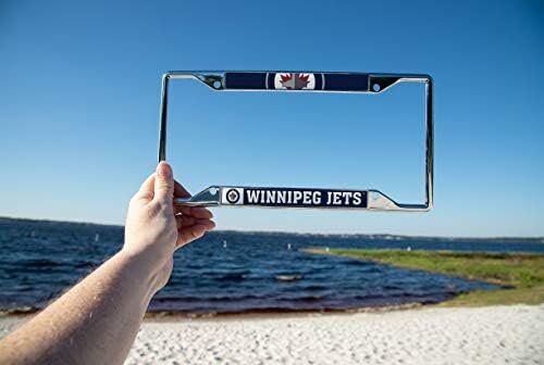 NHL Winnipeg Jets Team Metal License Plate Frames 5 NHL Winnipeg Jets Team Metal License Plate Frames - Image 5