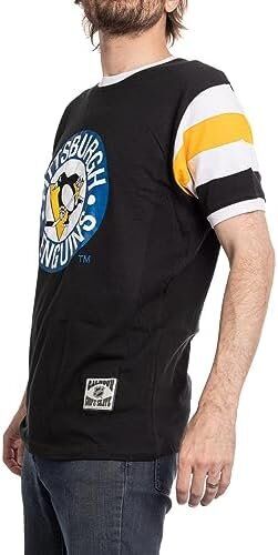 Calhoun NHL Pittsburgh Penguins Surf & Skate Shoulder Stripe Vintage T-Shirt 3 Calhoun NHL Pittsburgh Penguins Surf & Skate Shoulder Stripe Vintage T-Shirt - Image 3