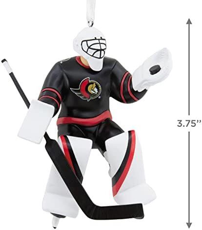 Hallmark NHL Ottawa Senators Goalie Christmas Ornament 4 Hallmark NHL Ottawa Senators Goalie Christmas Ornament - Image 4