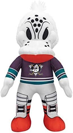 Bleacher Creatures Anaheim Ducks Wild Wing 10" NHL Mascot Plush Figure - A Mascot for Play or Display
