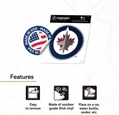 NHL Winnipeg Jets Team Sticker Vinyl Decal 3 NHL Winnipeg Jets Team Sticker Vinyl Decal - Image 3