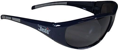 Siskiyou Sports NHL Winnipeg Jets Wrap Sunglasses 2 Siskiyou Sports NHL Winnipeg Jets Wrap Sunglasses - Image 2