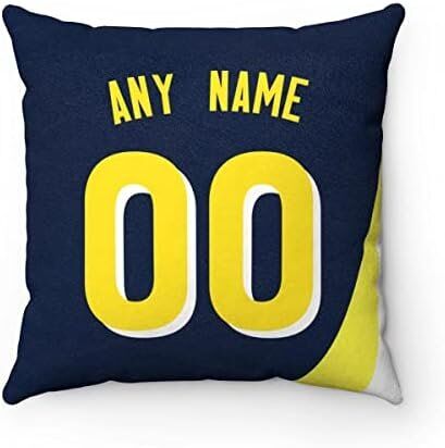 NBA Indiana Pacers Pillow 2 Packs Throw Pillow Customized Select Any Name & Number 6 NBA Indiana Pacers Pillow 2 Packs Throw Pillow Customized Select Any Name & Number - Image 6