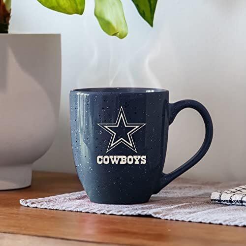 Rico Industries NFL Dallas Cowboys 16 oz Laser Engraved Ceramic Coffee Mug 2 Rico Industries NFL Dallas Cowboys 16 oz Laser Engraved Ceramic Coffee Mug - Image 2