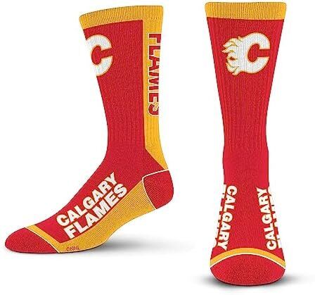 For Bare Feet MVP Crew Sock NHL Large