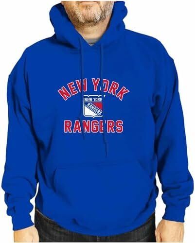 Wright & Ditson Adult NHL Gameday Hooded Sweatshirt - Officially Licensed - Fleece Hockey Pullover - Unisex Hoodie