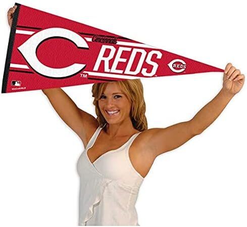 MLB Cincinnati Reds Large Pennant 4 MLB Cincinnati Reds Large Pennant - Image 4