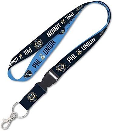 Wincraft MLS Philadelphia Union Lanyard with Detachable Buckle 1 Wincraft Soccer Lanyard with Detachable Buckle