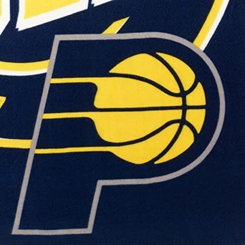 Northwest NBA Indiana Pacers Fleece Throw Blanket 4 Northwest NBA Indiana Pacers Fleece Throw Blanket - Image 4