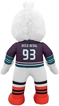 Bleacher Creatures Anaheim Ducks Wild Wing 10" NHL Mascot Plush Figure 5 Bleacher Creatures Anaheim Ducks Wild Wing 10" NHL Mascot Plush Figure - Image 5