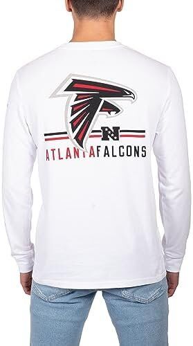 Ultra Game NFL Atlanta Falcons Soft Supreme Long Sleeve T-Shirt 3 Ultra Game NFL Atlanta Falcons Soft Supreme Long Sleeve T-Shirt - Image 3