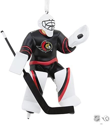 Hallmark NHL Ottawa Senators Goalie Christmas Ornament 6 Hallmark NHL Ottawa Senators Goalie Christmas Ornament - Image 6