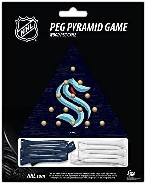 Rico Industries NHL Peg Pyramid Game Wooden Travel Sized Pyramid Game - All Teams 3 Rico Industries NHL Peg Pyramid Game Wooden Travel Sized Pyramid Game - All Teams - Image 3