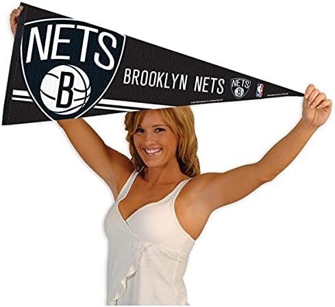 NBA Brooklyn Nets Pennant Full Size 12 in X 30 in 4 NBA Brooklyn Nets Pennant Full Size 12 in X 30 in - Image 4