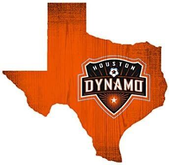 Fan Creations MLS Houston Dynamo Unisex Houston Dynamo Team Color Logo State Sign, Team Color, One Size