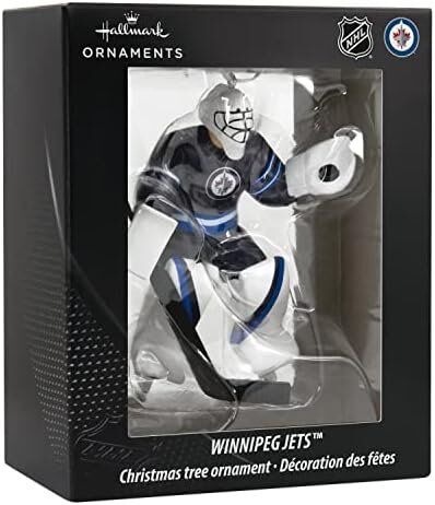 Hallmark NHL Winnipeg Jets Goalie Christmas Ornament 3 Hallmark NHL Winnipeg Jets Goalie Christmas Ornament - Image 3