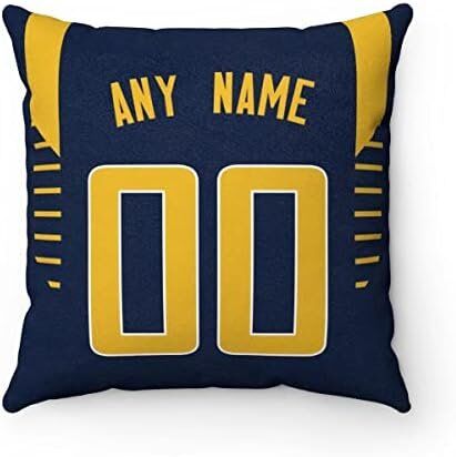 NBA Indiana Pacers Pillow 2 Packs Throw Pillow Customized Select Any Name & Number 2 NBA Indiana Pacers Pillow 2 Packs Throw Pillow Customized Select Any Name & Number - Image 2