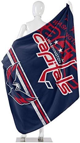 Northwest NHL Washington Capitals Fleece Throw Blanket 5 Northwest NHL Washington Capitals Fleece Throw Blanket - Image 5