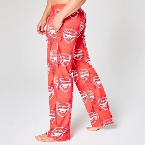 Arsenal F.C. Mens Pyjama Bottoms Comfy Nightwear 5 Arsenal F.C. Mens Pyjama Bottoms Comfy Nightwear - Image 5