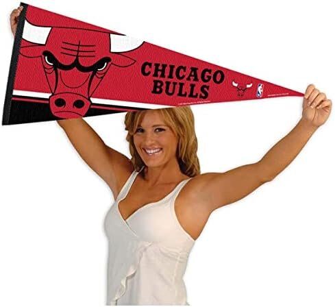 NBA Chicago Bulls Pennant Full Size 12 in X 30 in 4 NBA Chicago Bulls Pennant Full Size 12 in X 30 in - Image 4