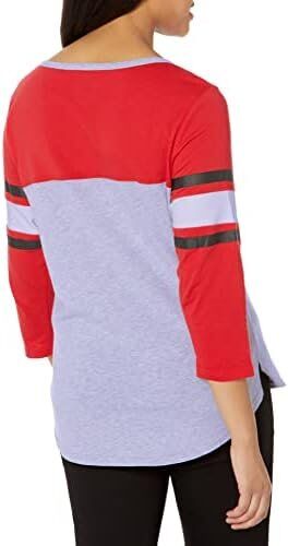 Ultra Game NBA Houston Rockets Women's T Raglan Baseball 3/4 Long Sleeve Tee Shirt 3 Ultra Game NBA Houston Rockets Women's T Raglan Baseball 3/4 Long Sleeve Tee Shirt - Image 3